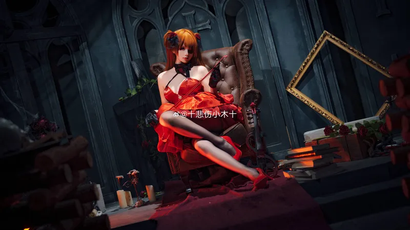 《nikke》式波·明日香·兰格雷cosplay