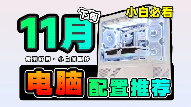 【11月下旬电脑配置推荐】爆肝半个月！实装20套电脑整机，教你把钱花在刀刃上，避开刀把机，涵盖3千-3W预算，小白必看装机攻略！
