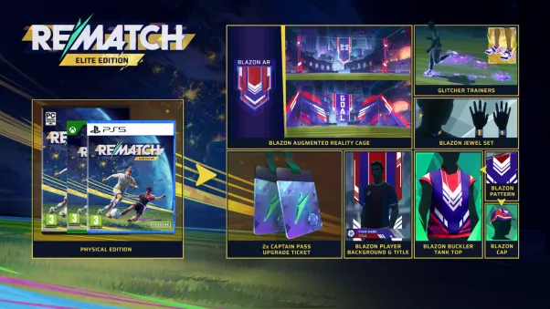 《开球！Rematch精英版》实体版发售-终极竞赛触手可及