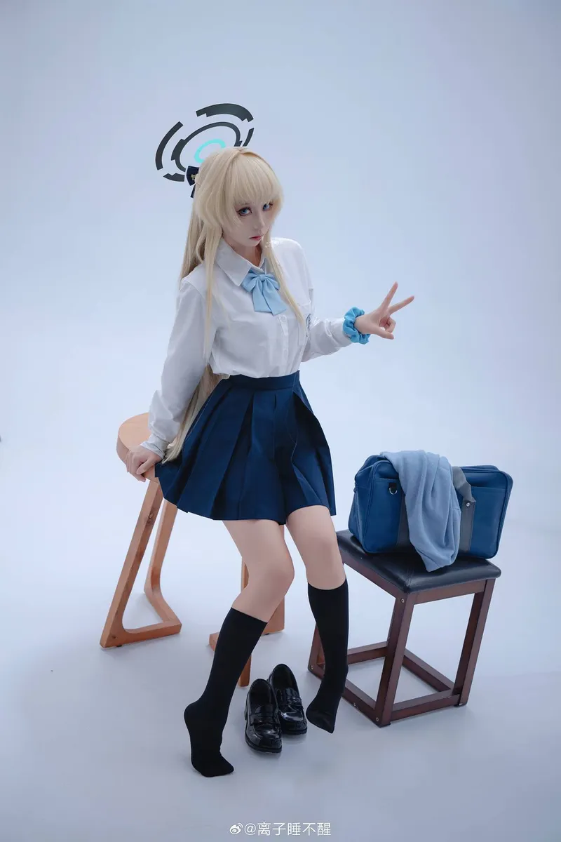 《蔚蓝档案》飞鸟马时cosplay