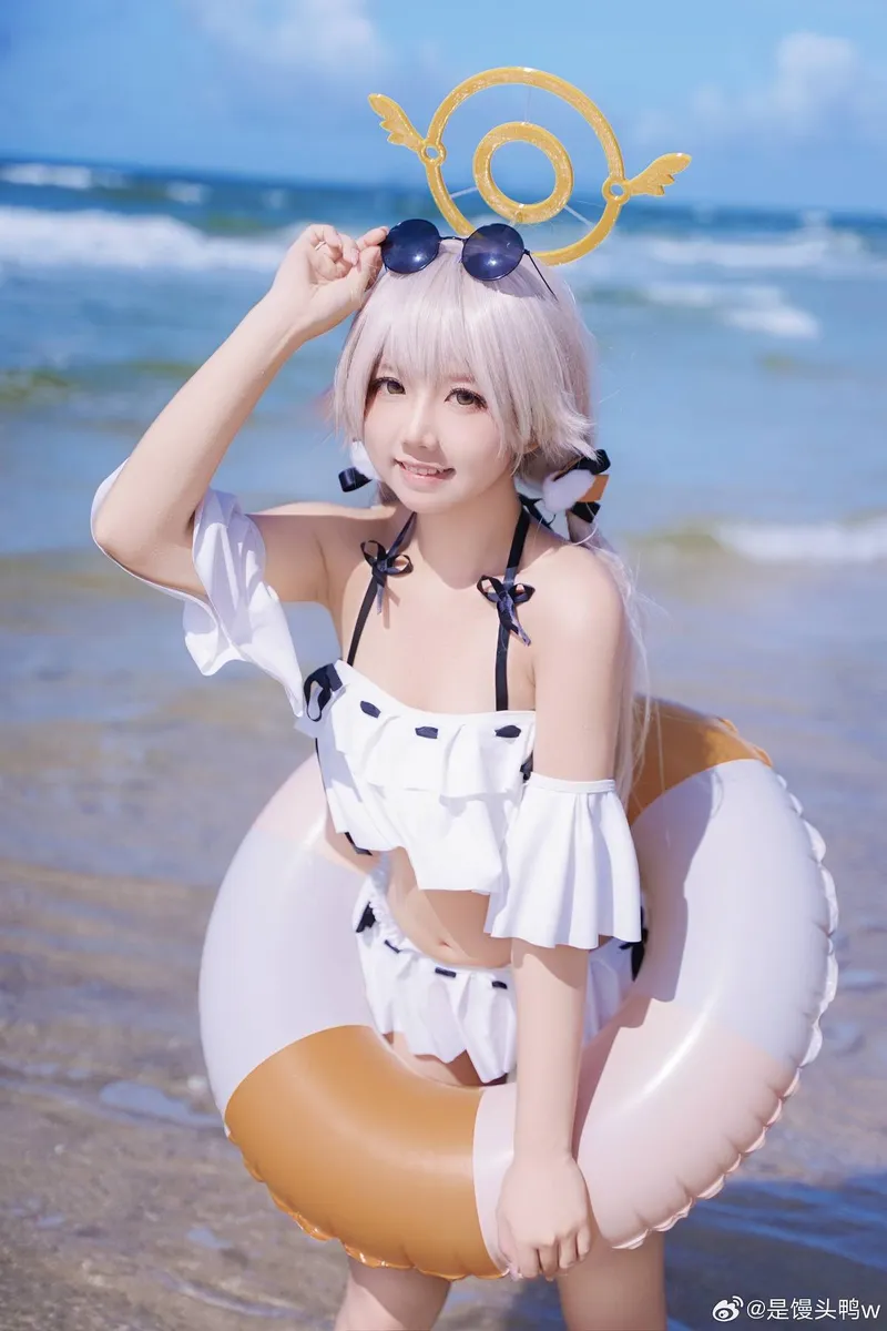 《蔚蓝档案》阿慈谷日富美cosplay展示-精美角色还原