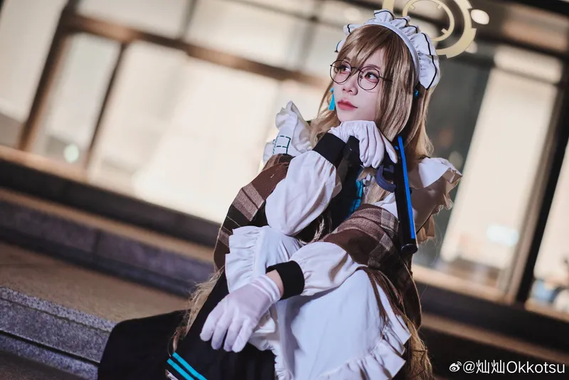 《蔚蓝档案》室笠茜cosplay展示