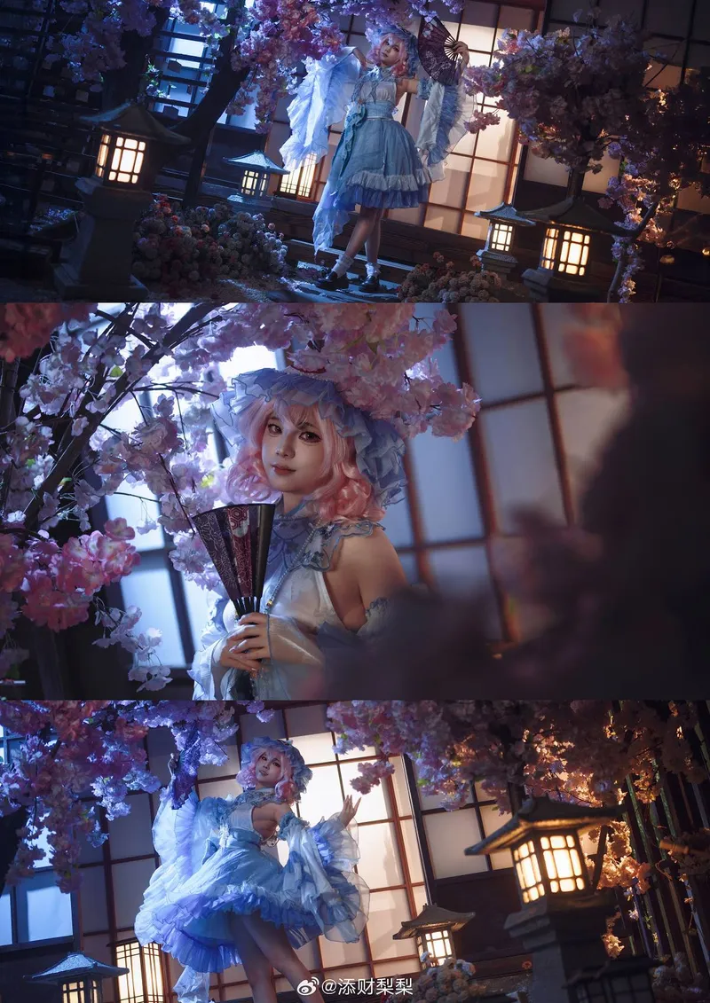 《东方Project》西行寺幽幽子cosplay