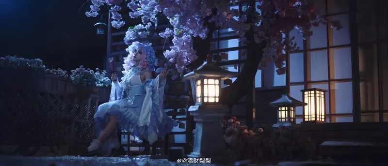 《东方Project》西行寺幽幽子cosplay