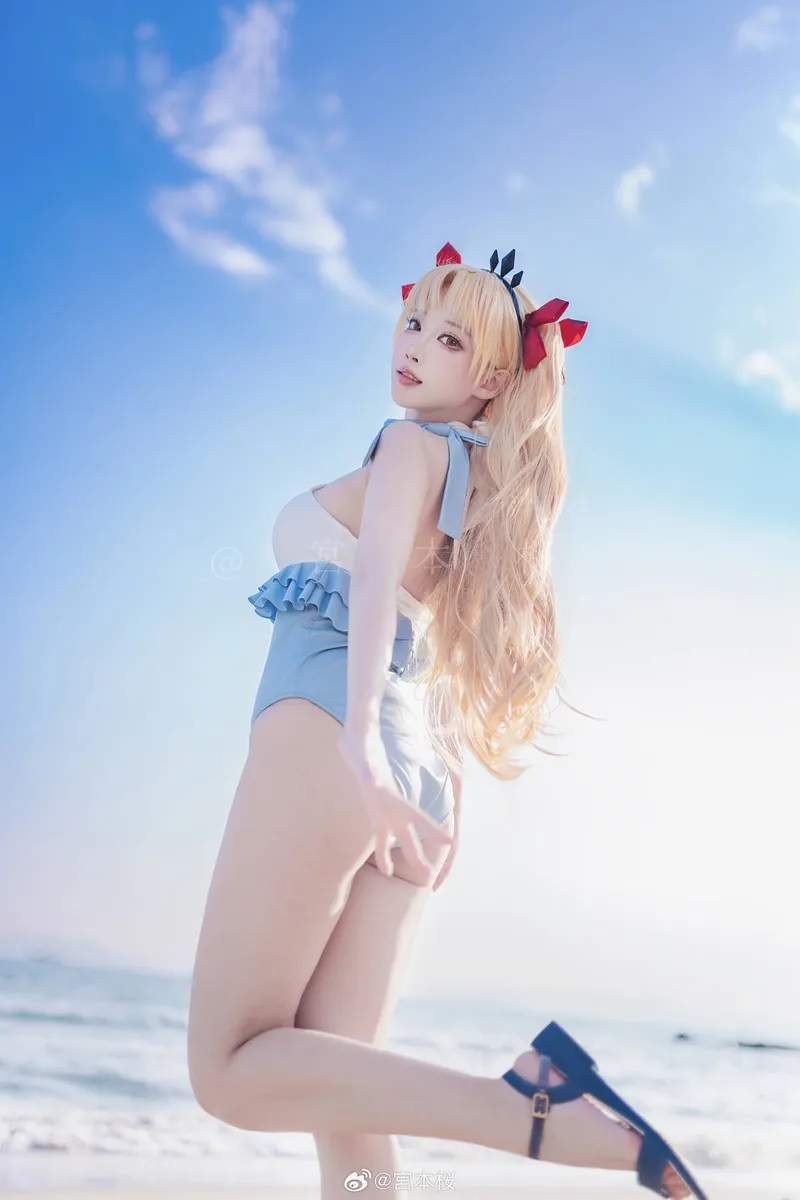 《FGO》艾蕾cosplay展示-夏日御主陪伴