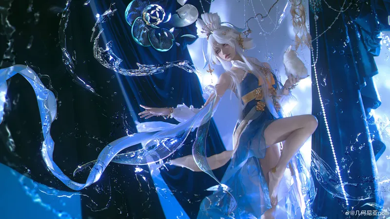 《王者荣耀》嫦娥cosplay展示-唯美古风造型赏析