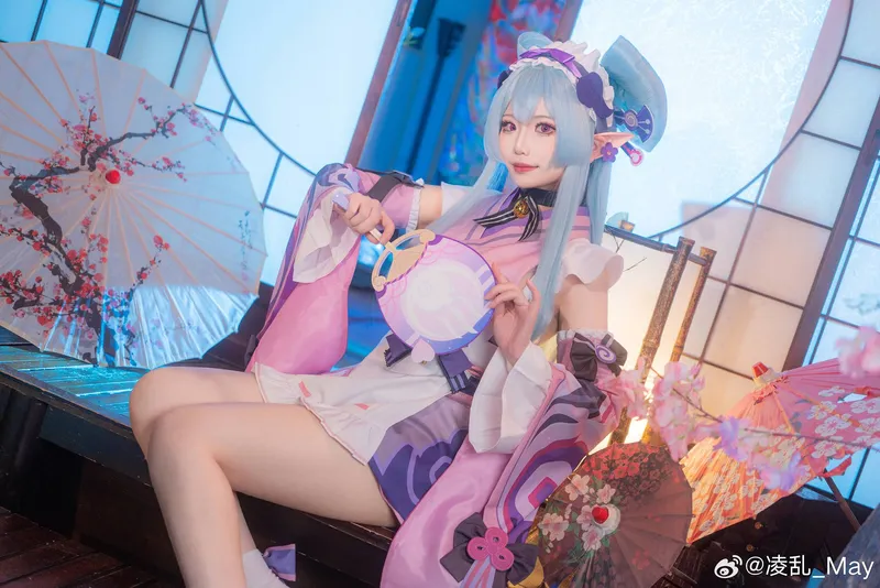 《原神》梦见月瑞希cosplay展示