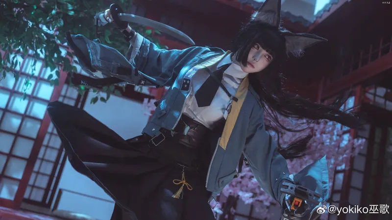 《绝区零》星见雅cosplay展示