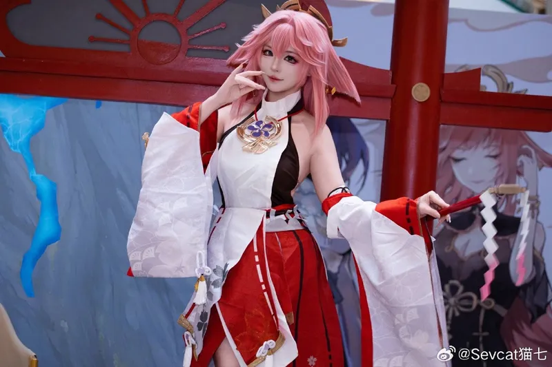 《原神》八重神子cosplay展示