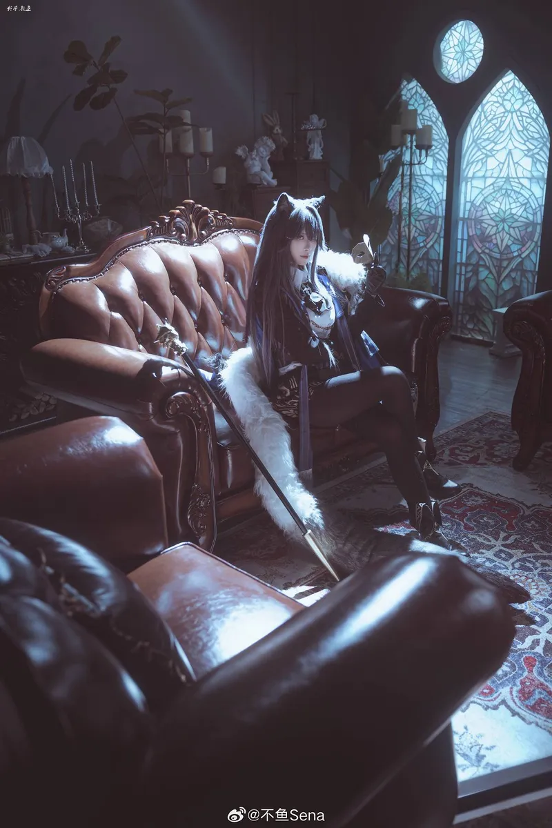 《明日方舟》缄默德克萨斯cosplay展示