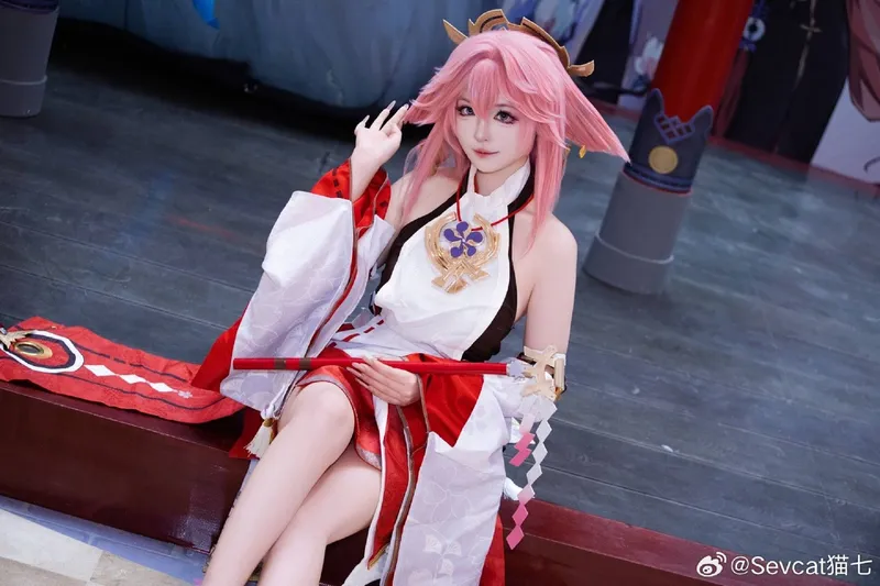 《原神》八重神子cosplay展示