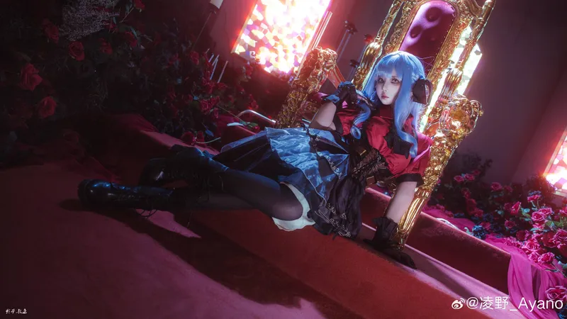 《BanGDream!》丰川祥子cosplay展示-黑影中的月亮重燃生机