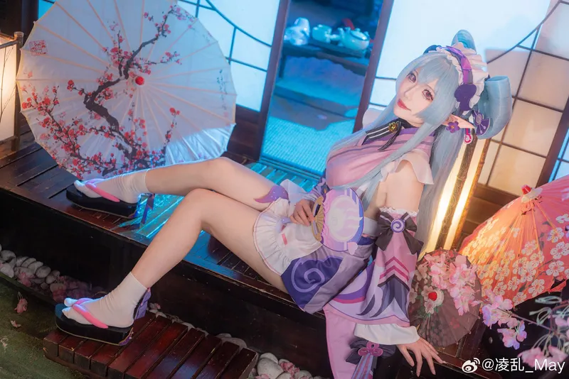 《原神》梦见月瑞希cosplay展示