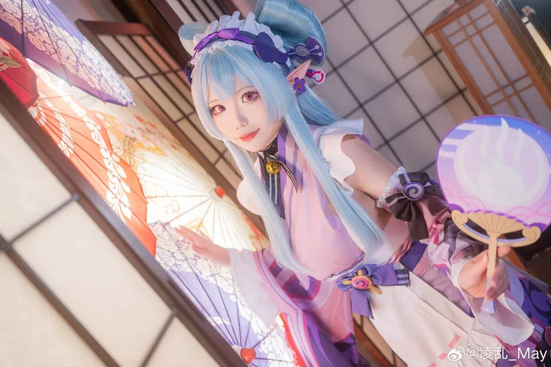 《原神》梦见月瑞希cosplay展示