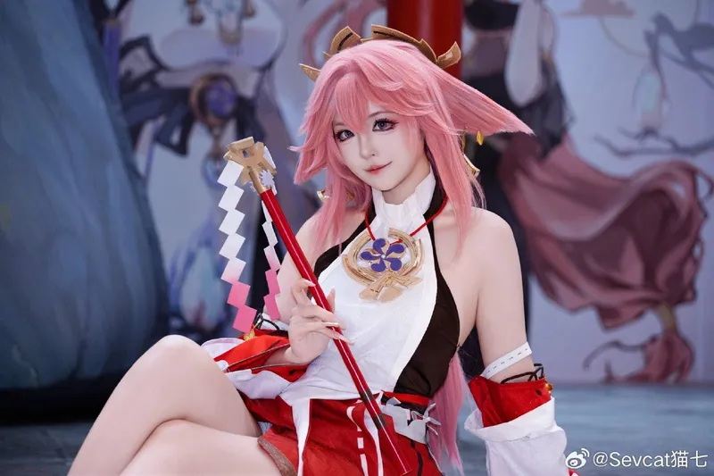 《原神》八重神子cosplay展示