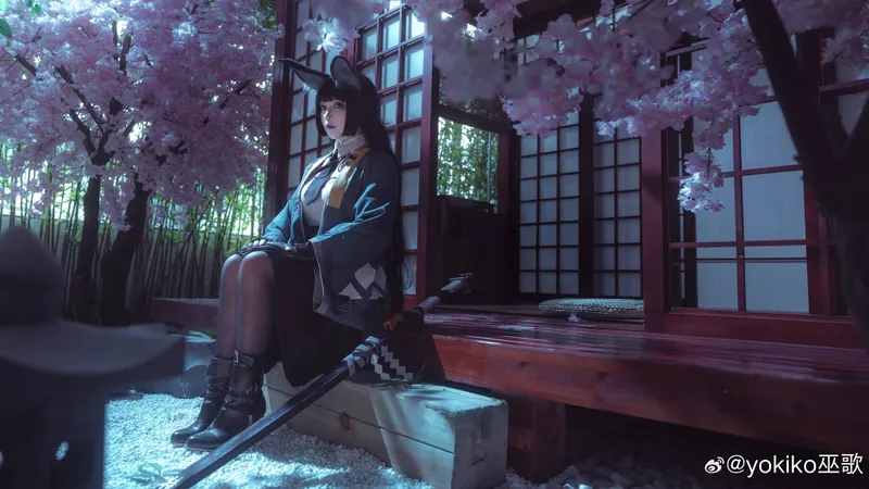 《绝区零》星见雅cosplay展示