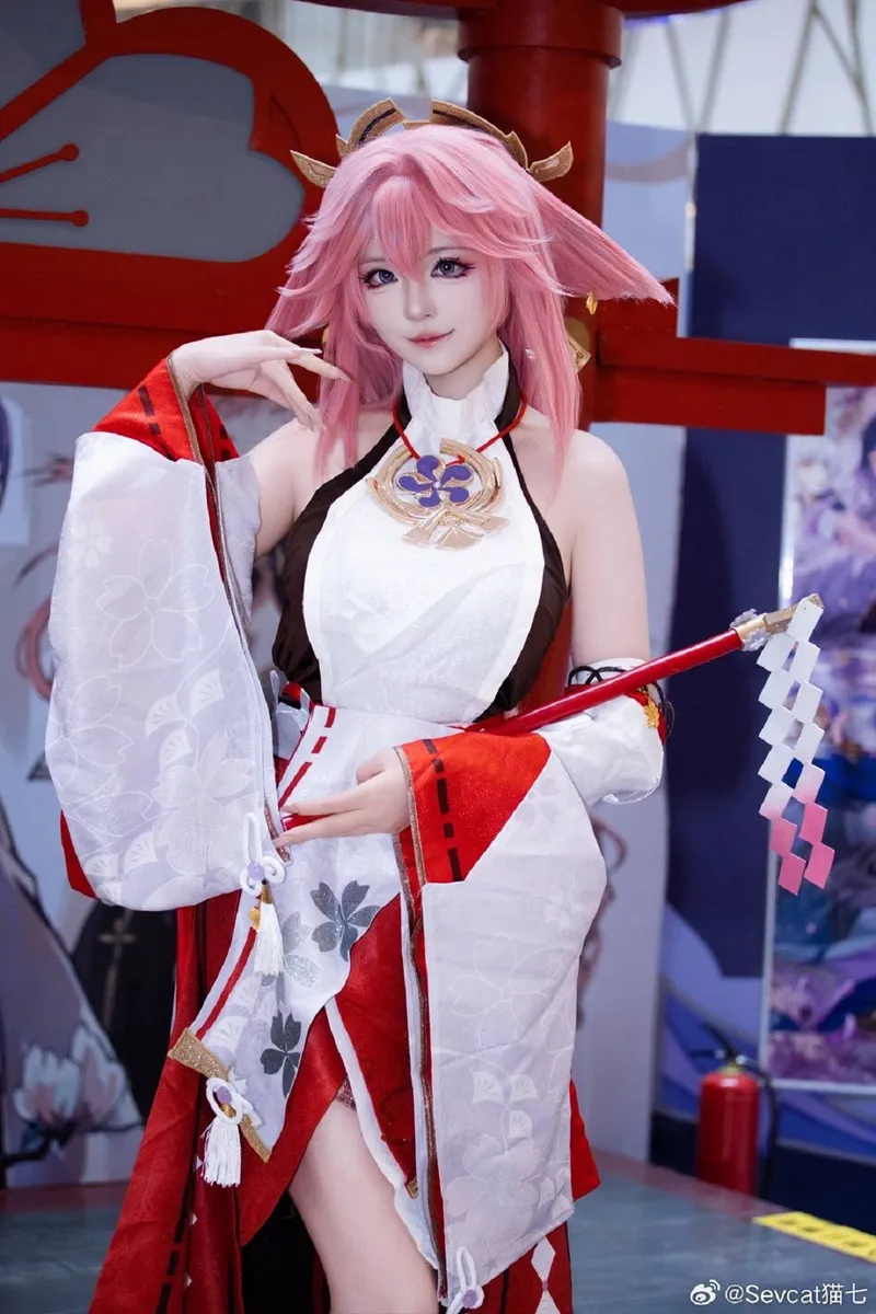 《原神》八重神子cosplay展示