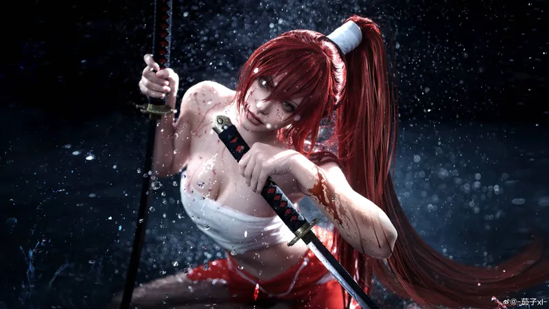 《妖精的尾巴》艾露莎Cosplay展示