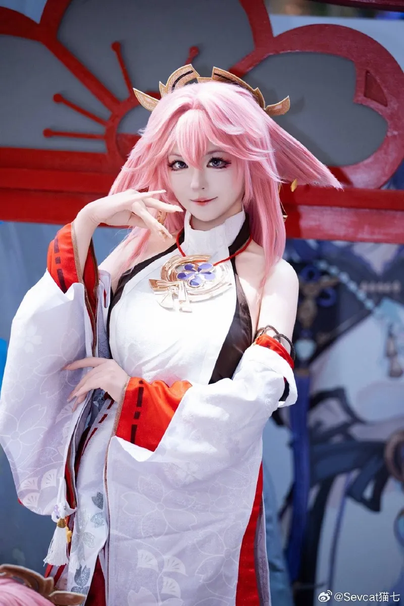 《原神》八重神子cosplay展示