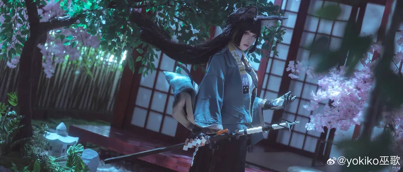 《绝区零》星见雅cosplay展示