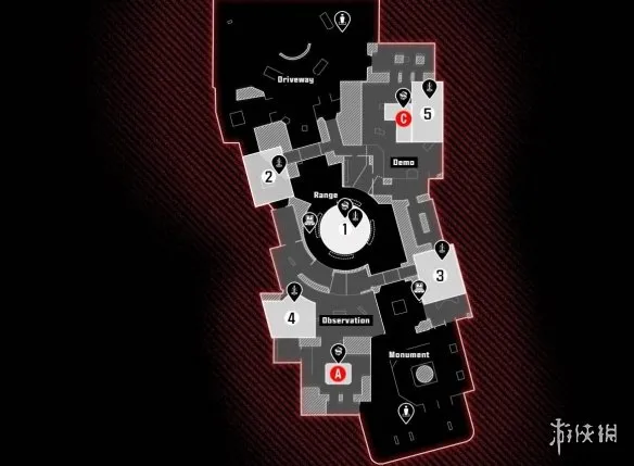 《使命召唤黑色行动7》炼钢厂地图点位一览