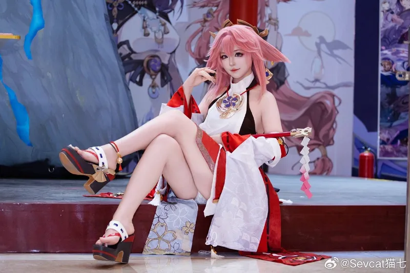 《原神》八重神子cosplay展示