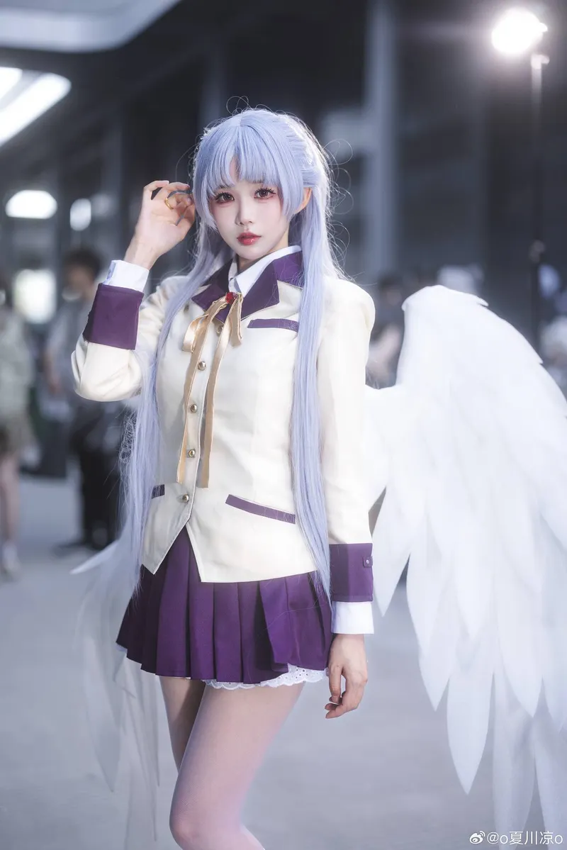《AngelBeats!》立华奏cosplay展示-漫展返图分享