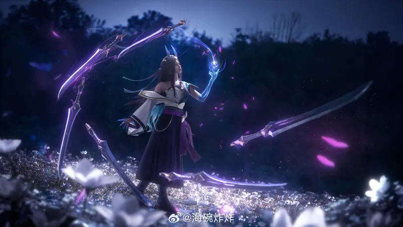 《英雄联盟》艾瑞莉娅cosplay展示