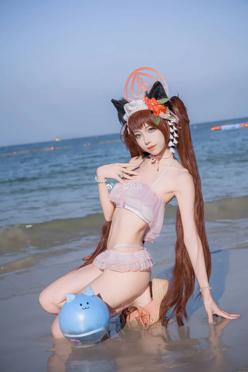 《蔚蓝档案》河和静子cosplay展示