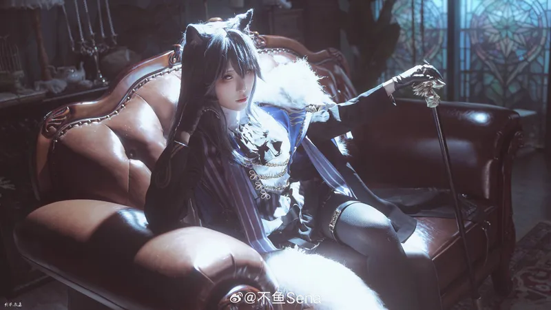 《明日方舟》缄默德克萨斯cosplay展示