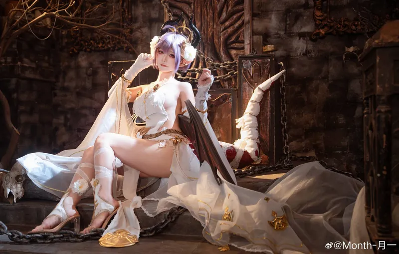 《碧蓝幻想》古蕾雅龙姬cosplay展示