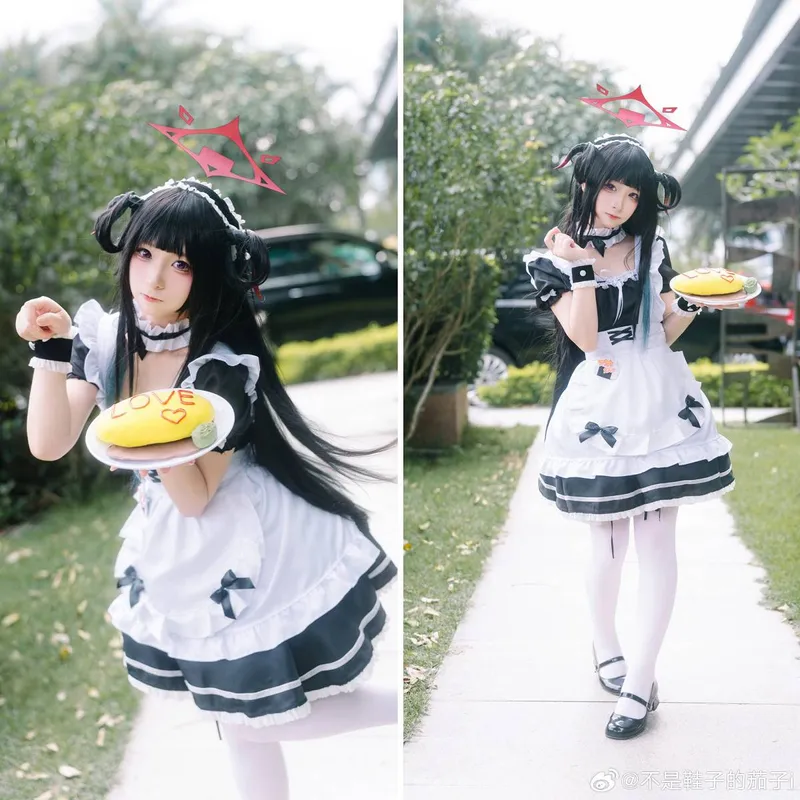 《蔚蓝档案》爱清枫香cosplay展示