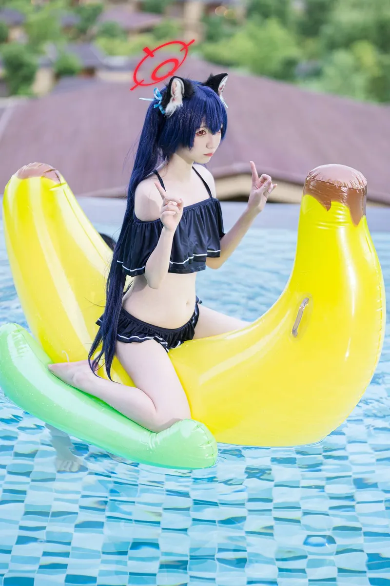 《蔚蓝档案》黑见芹香cosplay展示