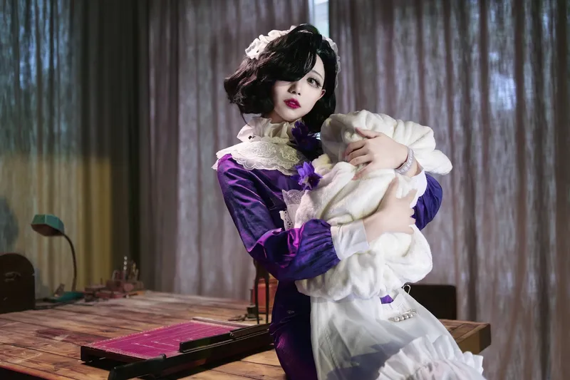 《重返未来1999》蓝手帕cosplay展示