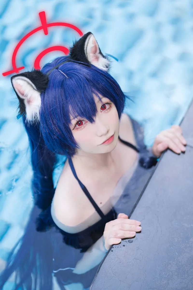 《蔚蓝档案》黑见芹香cosplay展示-精美角色还原