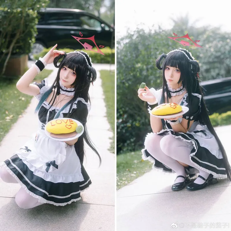 《蔚蓝档案》爱清枫香cosplay展示