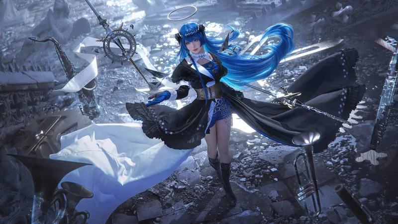 《明日方舟》莫斯提马cosplay展示