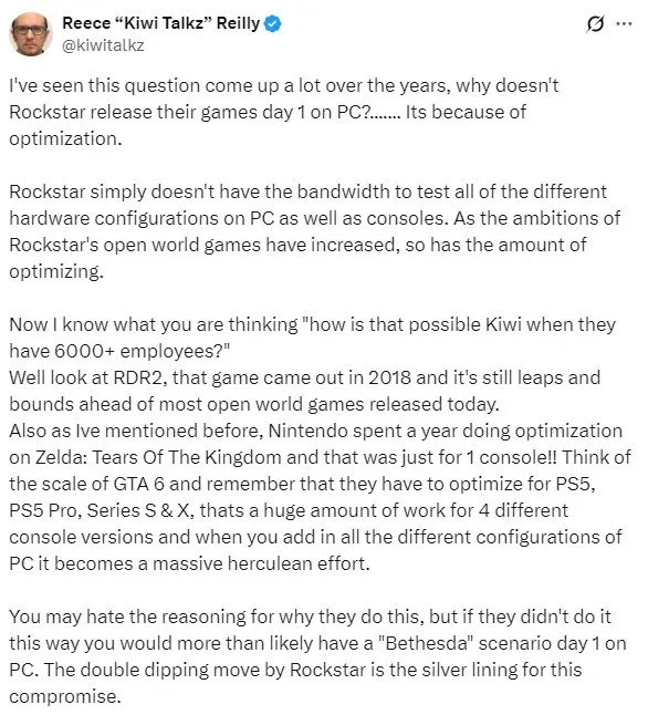 《GTA6》首发不登陆PC