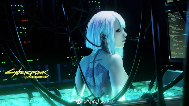 《赛博朋克2077》LucyCosplay展示-精美角色还原赏析