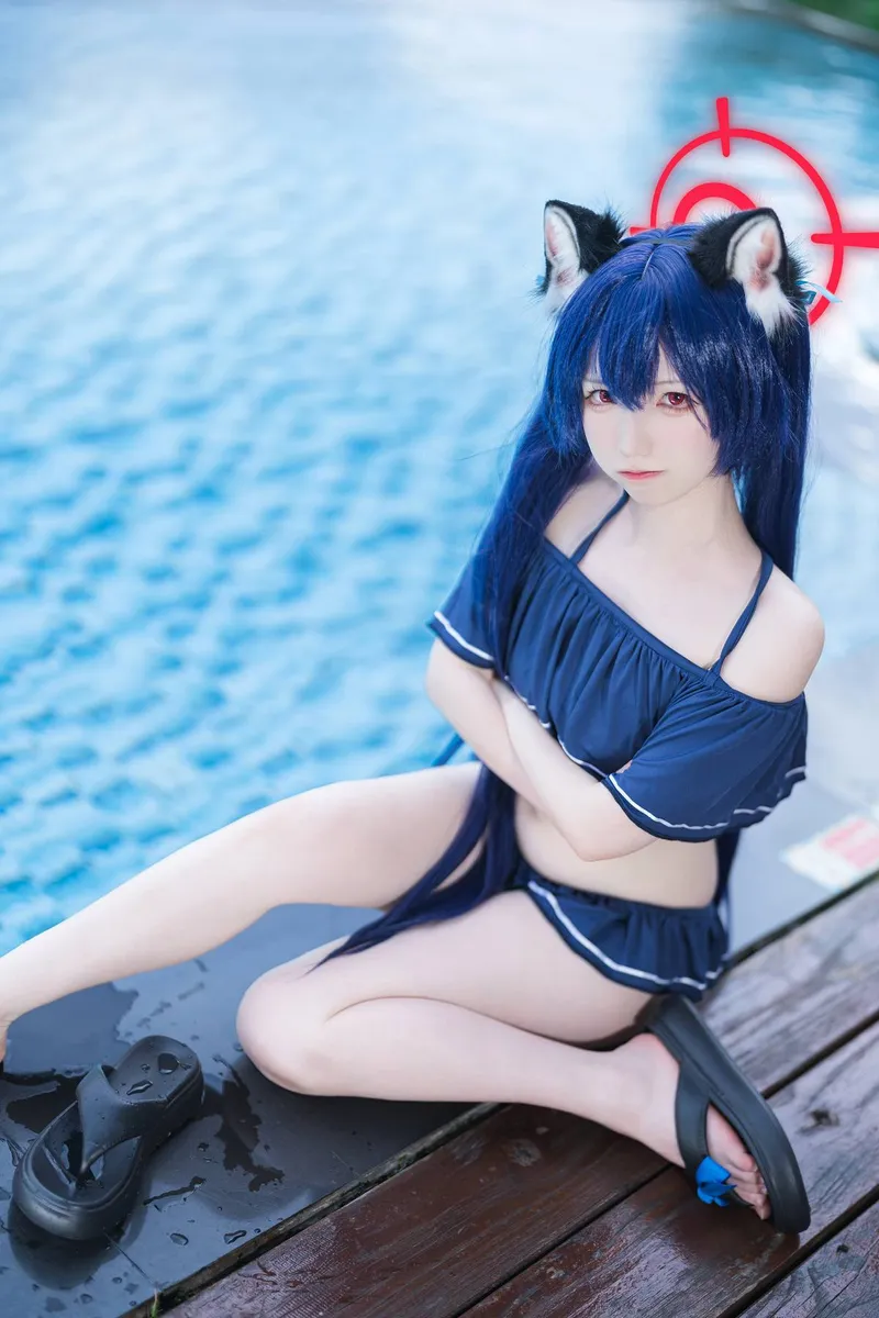 《蔚蓝档案》黑见芹香cosplay展示