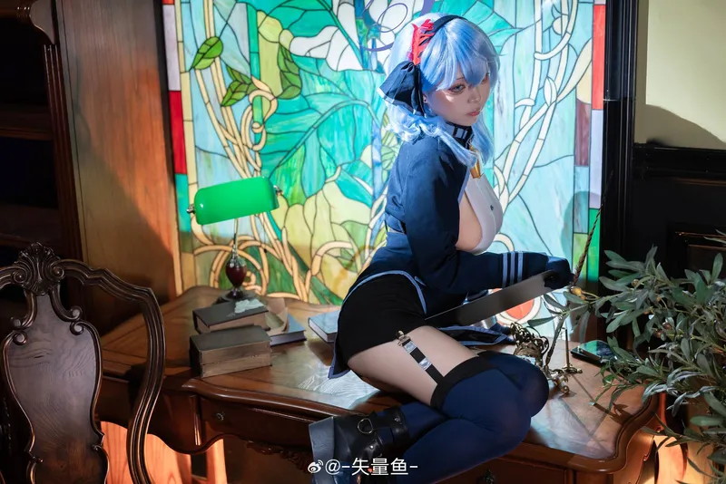 《蔚蓝档案》天雨亚子cosplay展示