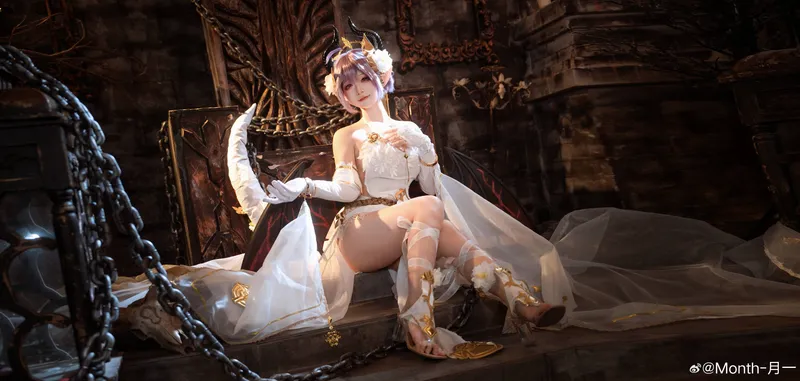 《碧蓝幻想》古蕾雅龙姬cosplay展示