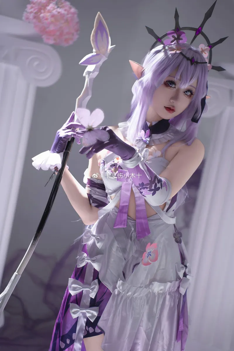 《崩坏·星穹铁道》遐蝶cosplay展示-死阴仕女唯美演绎