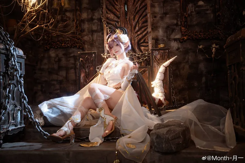 《碧蓝幻想》古蕾雅龙姬cosplay展示