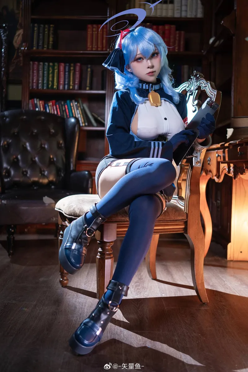 《蔚蓝档案》天雨亚子cosplay展示-精美角色还原