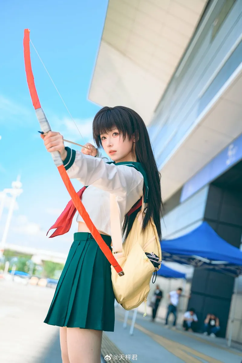 《犬夜叉》戈薇Cosplay展示-精美角色还原