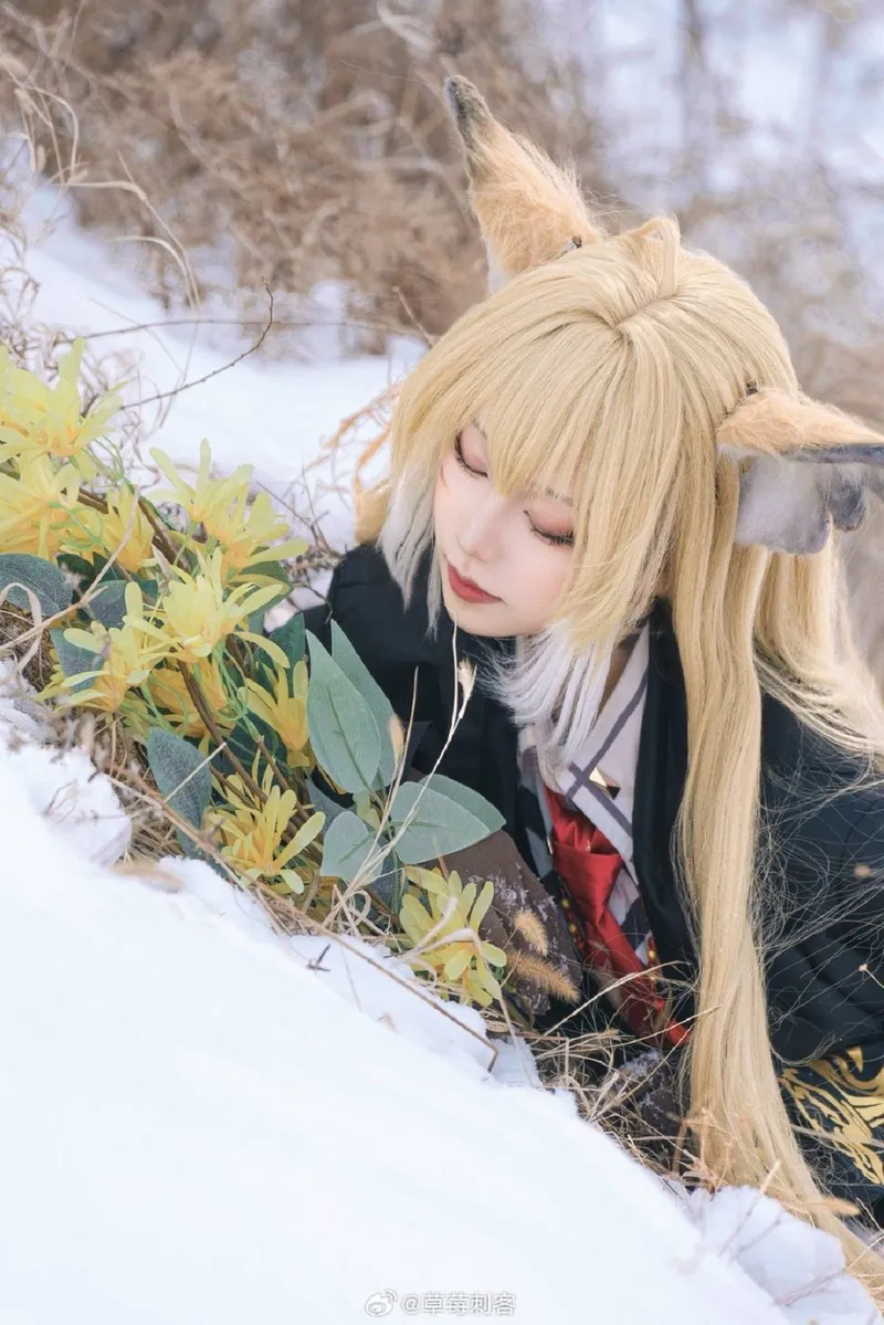 《明日方舟》忍冬cosplay展示-精美服饰与角色还原