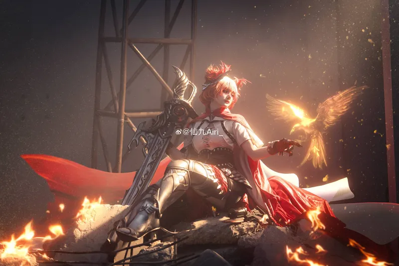 《明日方舟》菲亚梅塔cosplay展示-精美角色还原