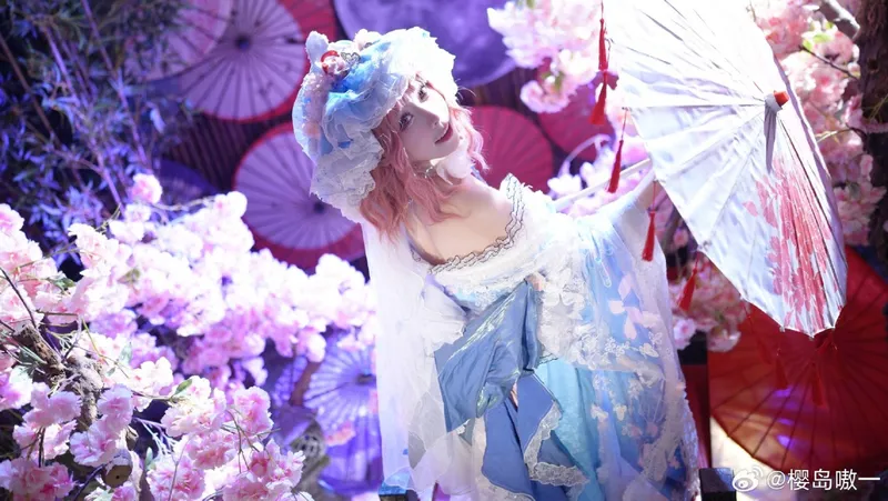 《东方Project》西行寺幽幽子cosplay展示