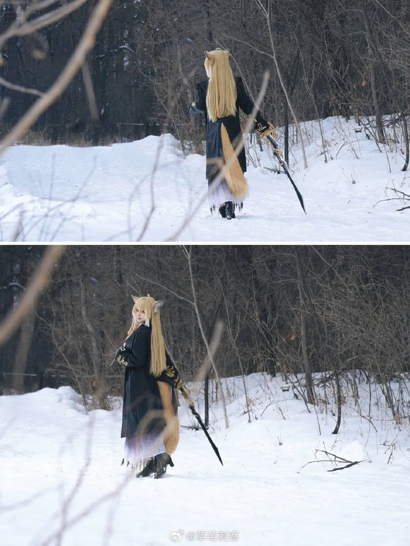 《明日方舟》忍冬cosplay展示